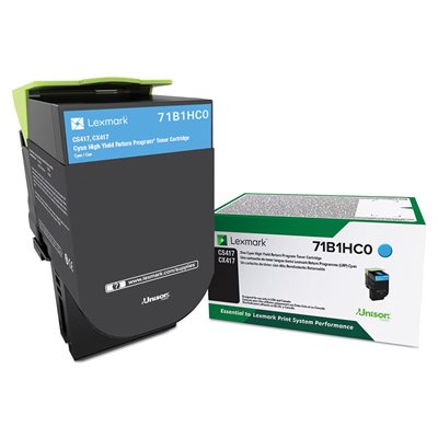 Lexmark 71B1HC0 OEM Toner Cyan 3.5K