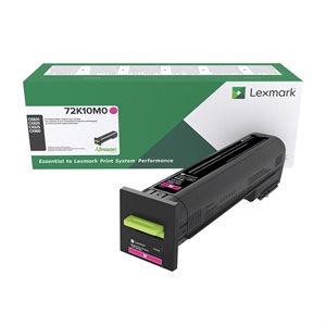 Lexmark 72K10M0 OEM Toner Magenta 8K