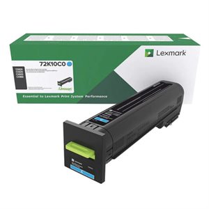 Lexmark 72K10C0 OEM Toner Cyan 8K