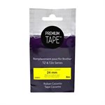 Brother TZe-651 Compatible Premium Tape Noir / Jaune 24mm