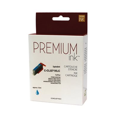 Canon CLI-271XL Cyan compatible Premium Ink