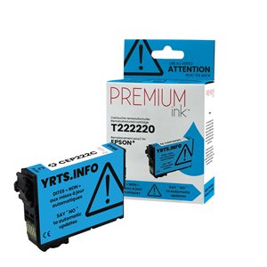 Epson T222220 Compatible Premium Ink Cyan 185 pages