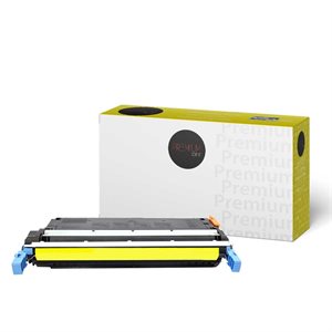 HP 5500 / 5550 C9732A Compatible Jaune Premium Tone 12K