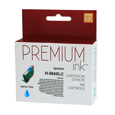 HP No. 564XL CN685WN / CB323 Compatible Cyan Premium Ink