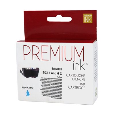 Canon BCI 3 / 6 Compatible Photo Cyan Premium Ink