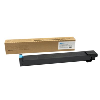 Sharp MX-4110 / 5110 MX-51NTCA Compatible Cyan 18K