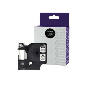 Dymo A45803 ruban compatible noir / blanc19mm