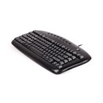 Wired Keyboard lefthanded black USB english BS29B