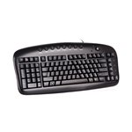 Wired Keyboard lefthanded black USB english BS29B