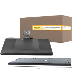 Ultimum Keyboard Tray (25''x10'') Ambidextrous - 17'' Rails