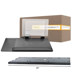 Ideal Keyboard Tray (25''x10'') Left-Handed - Copy Holder