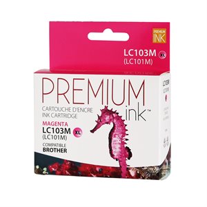 Brother LC103MS Magenta PremiumInk Compatible (Boite de 100)