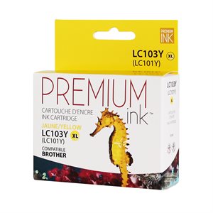 Brother LC103YS Jaune Premium Ink Compatible (Boite de 100)