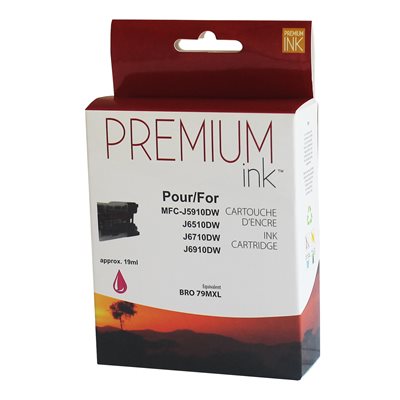 Brother LC79XL Compatible Magenta Premium Ink (19ml)