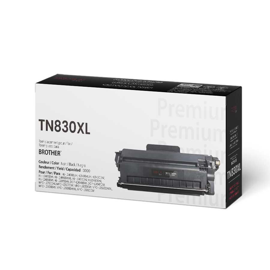 Brother Tn830xl Compatible Toner Premium Tone 3k