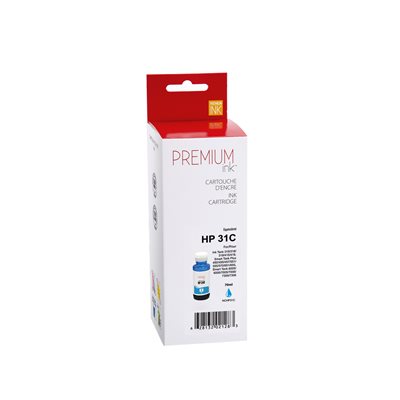 HP 31 (1VU26A) Compatible Cyan Premium Ink 70ml