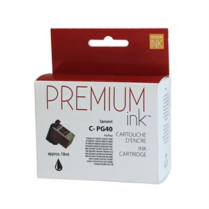 Canon PG40 Reman Noir Premium Ink