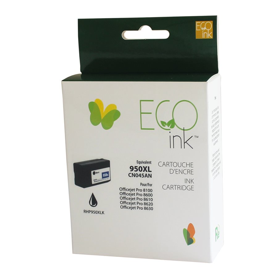 HP 950XL Black reman. EcoInk