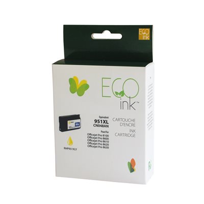 HP 951XL Yellow reman. EcoInk