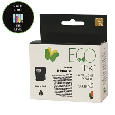 HP No. 60XL CC641 Reman Black EcoInk