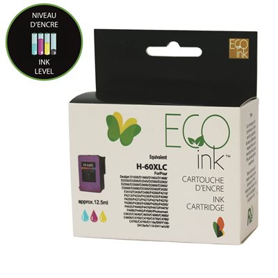 HP No. 60XL CC644 Reman Color EcoInk