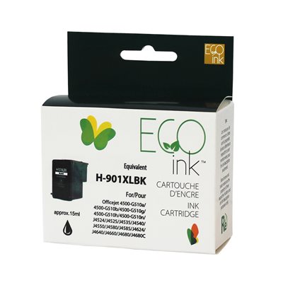 HP No. 901XL CC654A Reman Black EcoInk