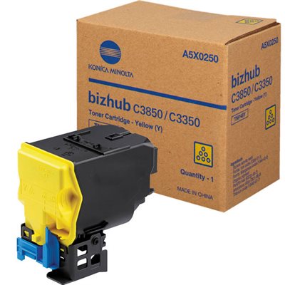 KM Bizhub C3350 / C3850 OEM Toner Yellow 10K